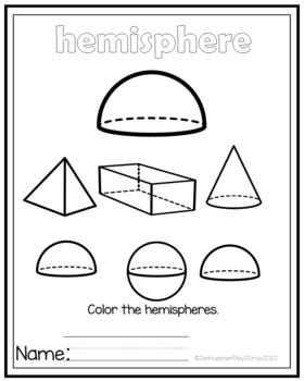 hemisphere shape 3d