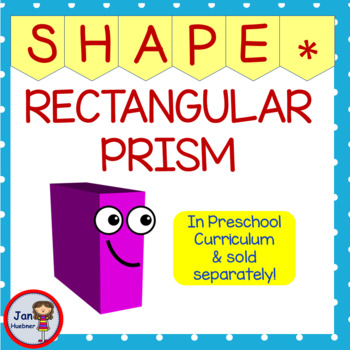 Preview of FOCUS 3D SHAPE - RECTANGULAR PRISM - Worksheets Activities