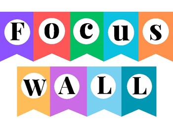 Preview of FOCUS WALL