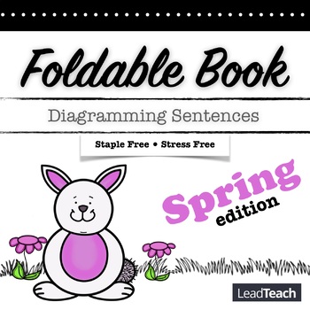 Preview of FOLDABLE BOOKLET: Diagramming Sentences *SPRING edition*