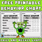 Free Smiley Face Behavior Chart for Individual Log Weekly 