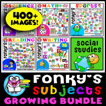Preview of FONKY'S Subjects - WHOPPING Growing Bundle! {Lilly Silly Billy).