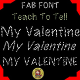 FONT FOR COMMERCIAL USE  - DECORATIVE FONT - TEACHTOTELL M