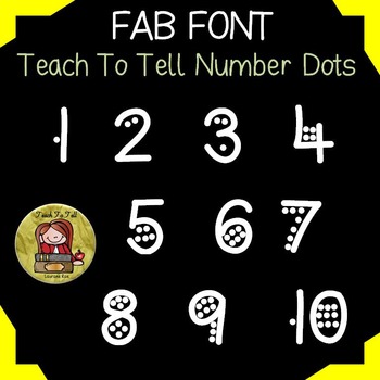 Preview of FONT: NUMBER FONT: DOTS