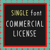 FONT - Single Font Commercial License