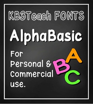 Preview of FONTS: AlphaBasic (8-Font Set)