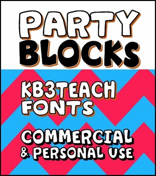 Preview of FONTS: KB3 BOLD FONTS PACK#2 (6-Font Set) Personal & Commercial Use
