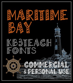 Preview of FONTS: Maritime Bay (Personal & Commercial Use)