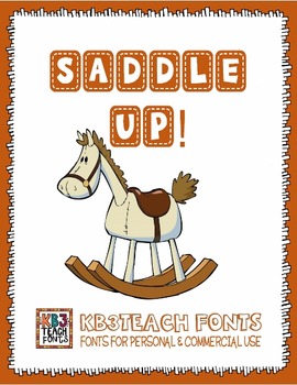 Preview of FONTS: Saddle Up! 6-Font Set (Personal & Commercial Use)