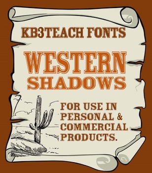 Preview of FONTS:  Western Fonts 3-Font Set (Personal & Commercial Use)