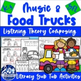 FOOD TRUCK Music SEL Activities Theory Color Listening Wor