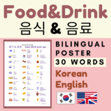 Food and drinks Korean | Bilingual English Korean FOOD AND DRINKS