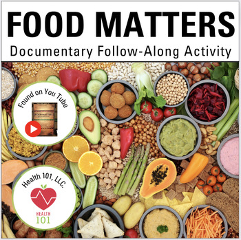 Preview of FOOD MATTERS:  Nutrition Documentary Worksheet | Activity, Healthy Eating Essay