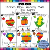 FOOD Pattern Block Activity Mats and Task Cards