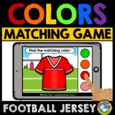 FOOTBALL BOOM CARDS MATH ACTIVITY KINDERGARTEN LEARN COLOR