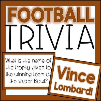 Football Trivia Printable Football Trivia Game Football 