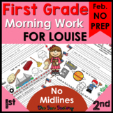 FOR LOUISE 1st Grade Morning Work | February | Morning Wor