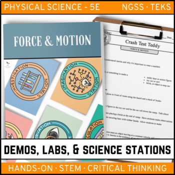 Preview of Force and Motion - Demos, Labs, and Science Stations