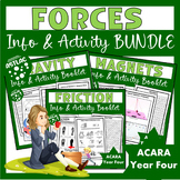 FORCES BUNDLE - Gravity, Friction and Magnets: ACARA YEAR 