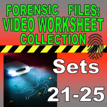 Preview of FORENSIC FILES SET COLLECTION #5 (Medical Detectives / 50 Science Video Sheets)