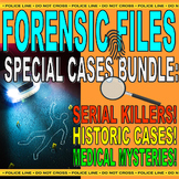 FORENSIC FILES: SPECIAL CASES BUNDLE (36 Video Worksheets 