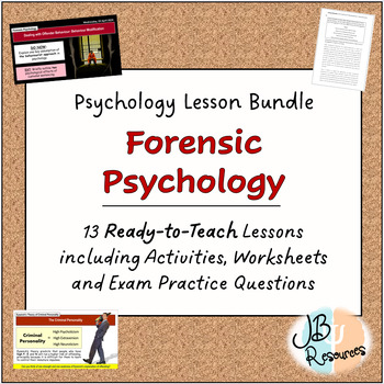 Preview of FORENSIC PSYCHOLOGY [COMPLETE MODULE]