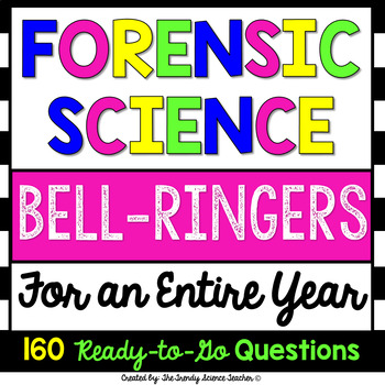 Preview of FORENSICS BELLRINGERS- An Entire Year of START Questions