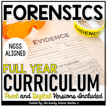 Preview of FORENSICS CURRICULUM- ENTIRE YEAR COURSE BUNDLE (FORENSIC SCIENCE)