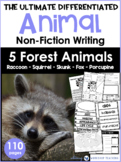 FOREST ANIMALS Non Fiction Differentiated Research Posters