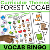 FOREST Vocabulary Bingo for Speech Therapy | Curricular Themes