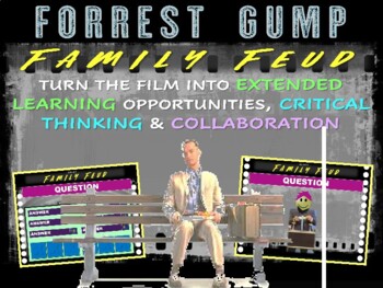 Preview of FORREST GUMP MOVIE FAMILY FEUD GAME - FUN, ENGAGING, INTERACTIVE CLASS ACTIVITY