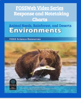 Preview of FOSS 4th Grade "Environments" Videos: Response and Note-Taking Charts