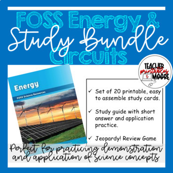 Preview of FOSS Energy: Energy & Circuits Study Bundle!