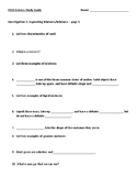 FOSS Fifth Grade Mixtures and Solutions Study Guide (Inves