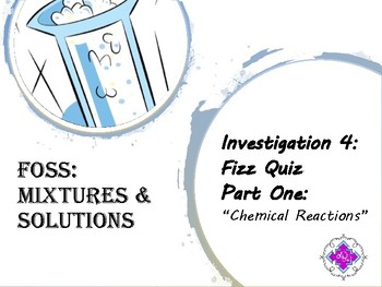 Preview of FOSS: Mixtures & Solutions Investigation 4 Part 1