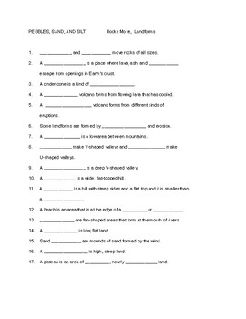 Preview of FOSS SCIENCE    Grade 2    PEBBLES, SAND, AND SILT  Guided Reading p. 22-30