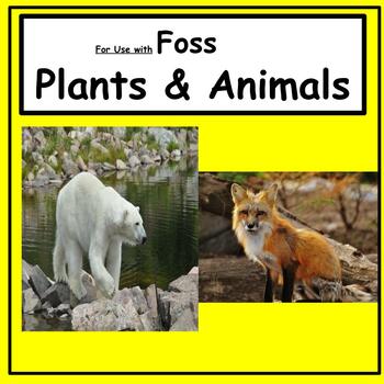 Preview of FOSS Science Grade 1 - Plants and Animals Unit worksheets / workbook 
