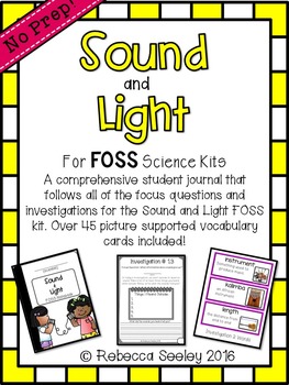 Preview of FOSS- Sound and Light: A Kid Friendly Science Journal