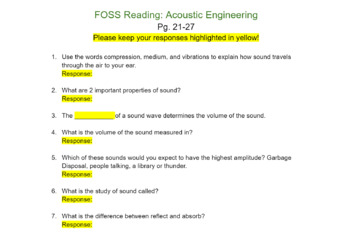 Preview of FOSS : WAVES - Acoustic Engineering