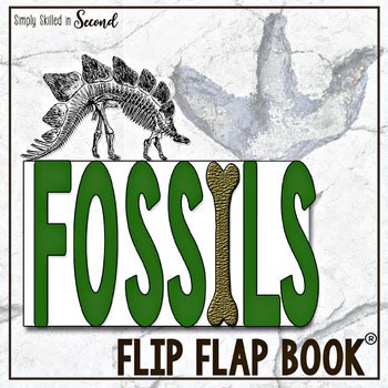 Preview of FOSSILS Flip Flap Book® | Distance Learning