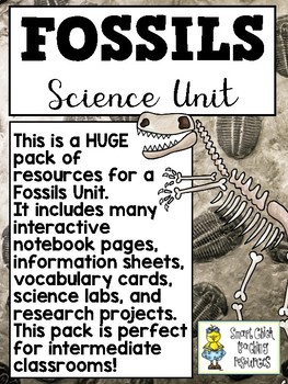 Preview of FOSSILS - Science Unit for Intermediate Students