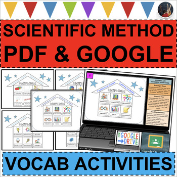 Preview of SCIENCE Scientific Method Word Work Vocabulary Game Activity (PDF & DIGITAL)