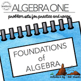 FOUNDATIONS of ALGEBRA - TEN problem sets