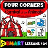 FOUR CORNERS CARNIVAL of the ANIMALS Game | Music Game |Mu