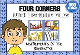 FOUR CORNERS - MUSIC INSTRUMENTS/FAMILIES WITH LISTENING EXAMPLES