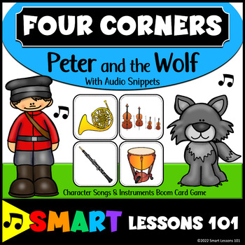 Preview of FOUR CORNERS PETER and the WOLF Game | Music Four Corners Game | Peter Wolf Game