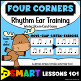 FOUR CORNERS RHYTHM EAR TRAINING Game  | Winter Music Game