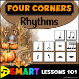 FOUR CORNERS RHYTHM GAME | Fall Music Game | 4 Corners Gam