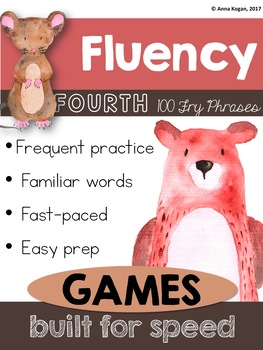 Preview of Reading Fluency Games - FOURTH 100 Fry Phrases