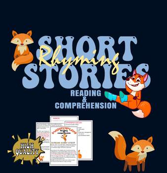 Preview of FOX IN SOCKS RHYMING SHORT STORY-COMPREHENSION GUIDE! WITH ANSWERS!